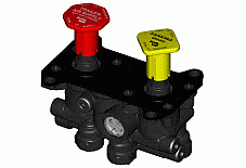 OEM P/N: K036859 by Bendix® Valve Park Brake MV3 Push-Pull Style