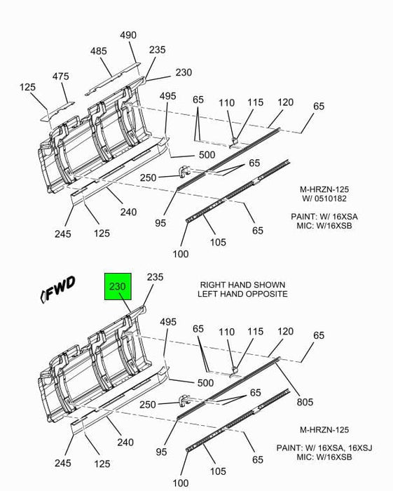 3784411C3 | Genuine International® Sleeper Panel (Assembly)