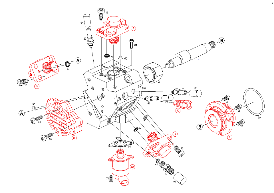 0 986 437 086 | Bosch® High Pressure Fuel Pump