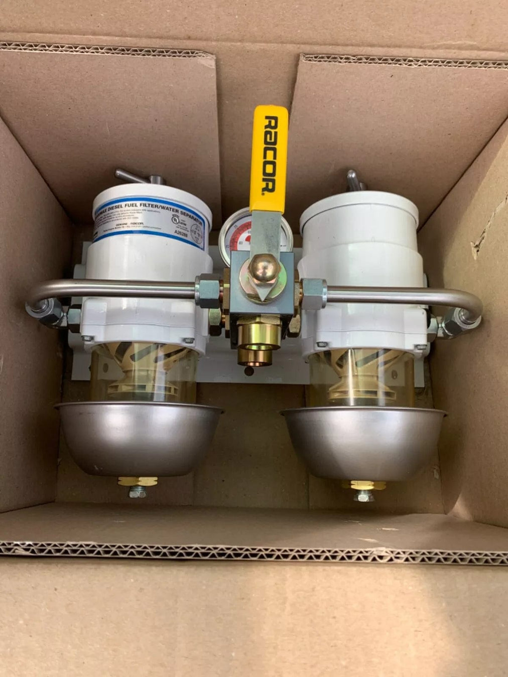 75500MAX | Parker Racor® Fuel Filter Water Separator FF/WS Rotary Valve Boat