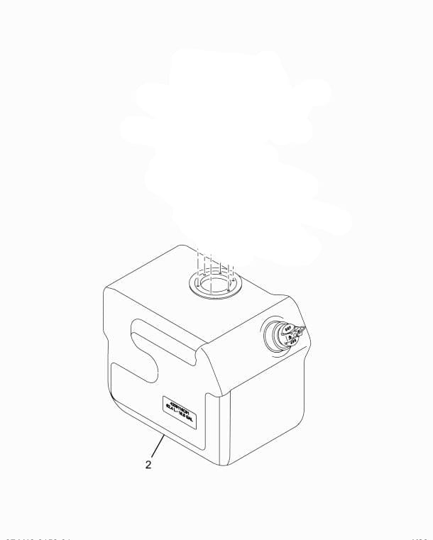 4158118C95 | Genuine International® DEF Tank 16.5 Gal Assembly