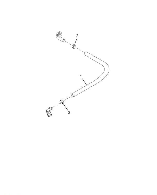 6122653C2 | Genuine International® Tube, 3/8 Cooling Line Assembly