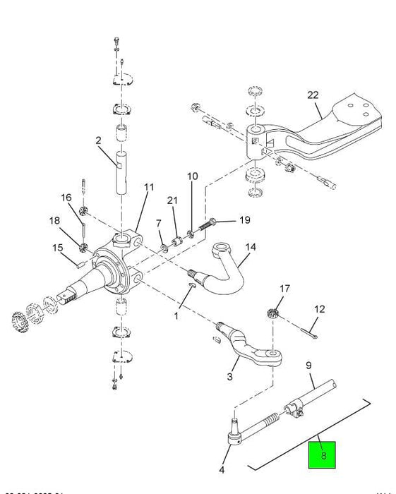 2512816C91 | Genuine International® Tie Rod Tube With Tie Rods