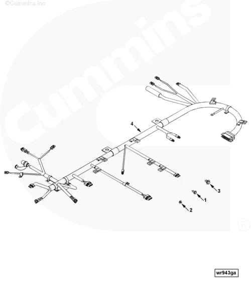 P/N: 3929998 | Genuine Cummins® Wiring Harness