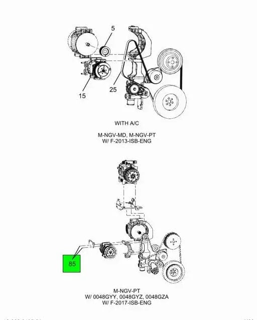 4077172C1 | Genuine International® Air Conditioner Compressor