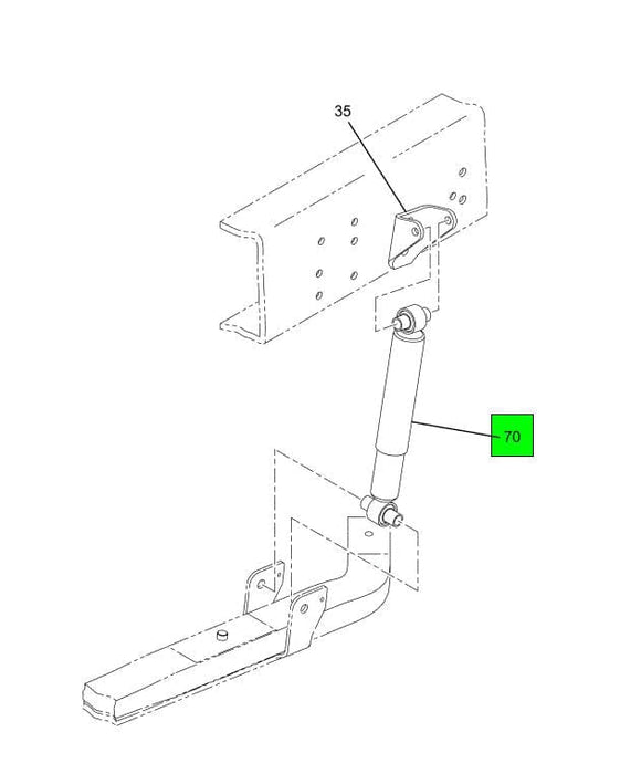 AMS65492 | Genuine International® Shock Absorber