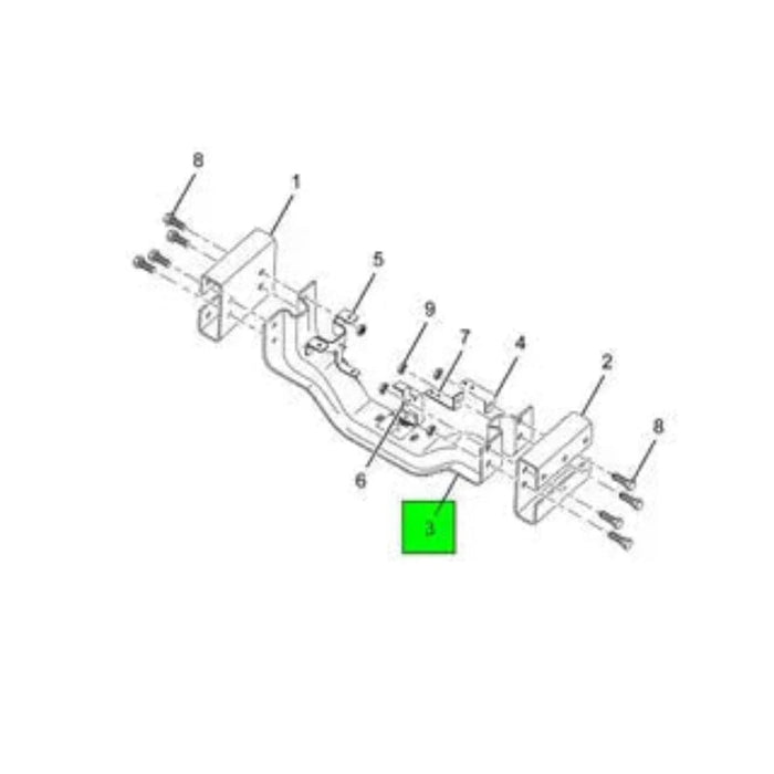 3780683C1 | Genuine International® Crossmember, Engine Mouting Assembly
