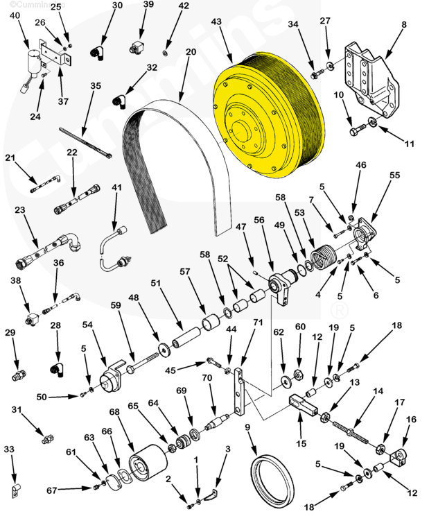 3627779 | Genuine Cummins Onan® Fan Clutch