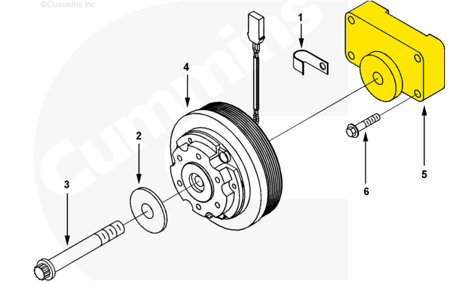 3927314 | Genuine Cummins Onan® Fan Bracket