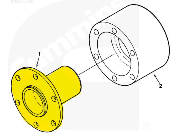 150864 | Genuine Cummins Onan® Engine Cooling Fan Spacer