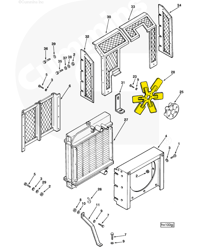 3350564 | Genuine Cummins Onan® Engine Fan