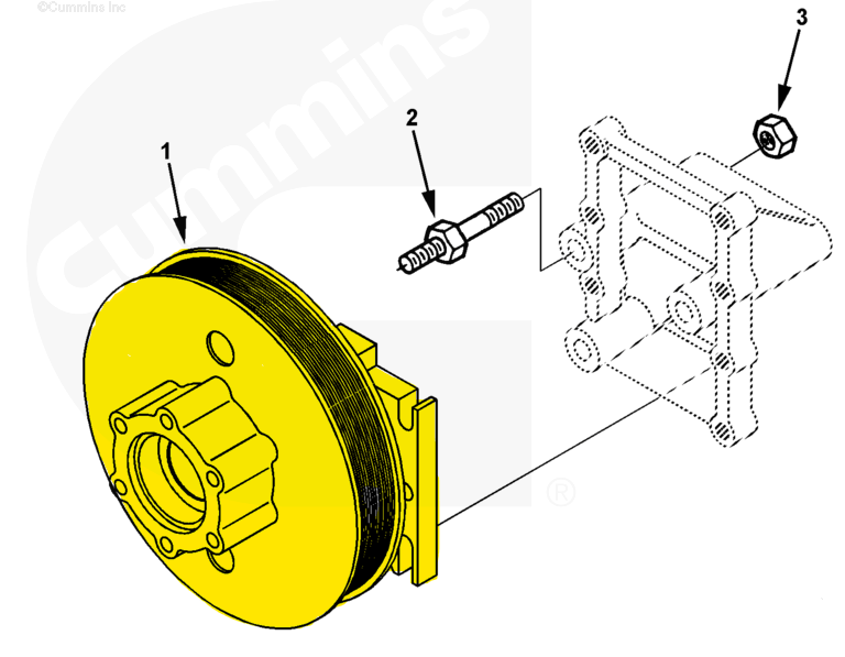 4022708 | Genuine Cummins Onan® Fan Hub