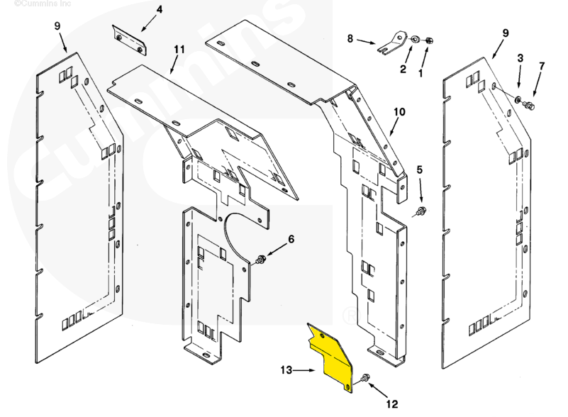 3021671 | Genuine Cummins Onan® Fan Guard