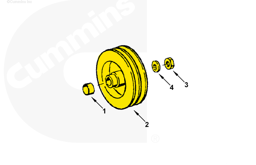 BM74218 | Genuine Cummins Onan® Fan Pulley