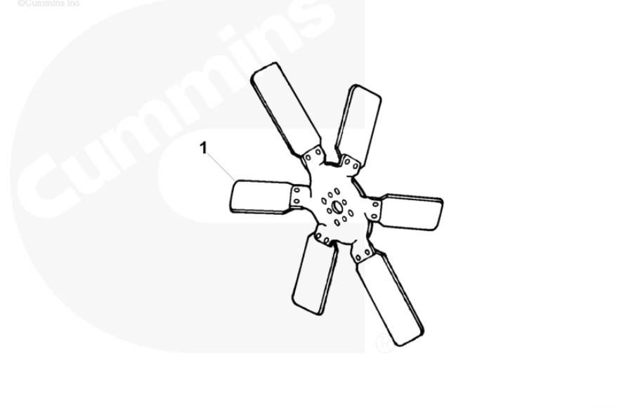 3930238 | Genuine Cummins Onan® Engine Fan