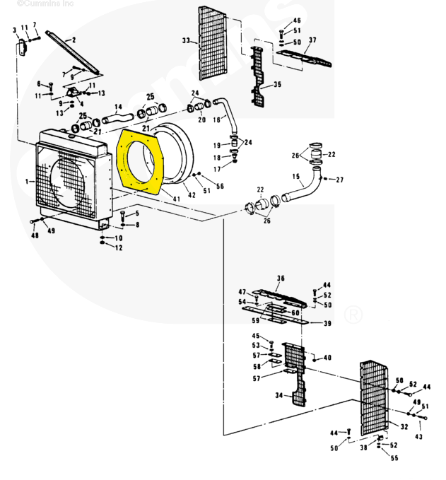 212294 | Genuine Cummins Onan® Fan Shroud