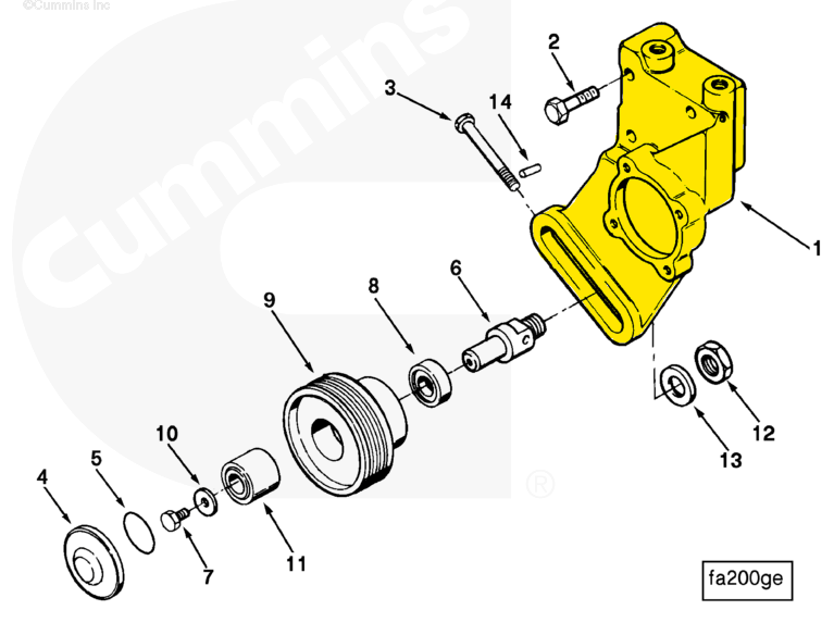 3040241 | Genuine Cummins Onan® Fan Support