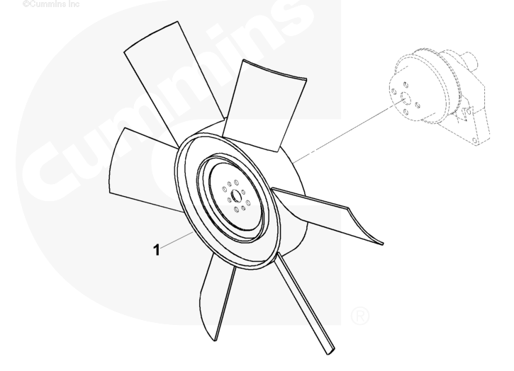 PN: 3935332 | Genuine Cummins Onan® Engine Fan