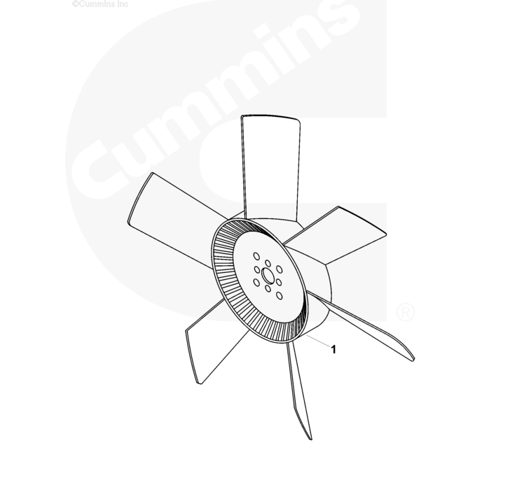 FN-9010 | Genuine Cummins Onan® Engine Fan