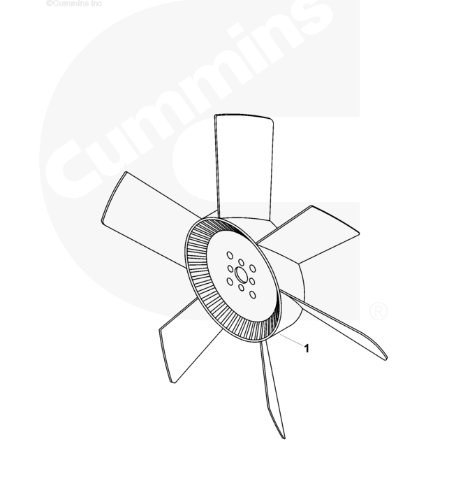 FN9051 | Genuine Cummins Onan® Engine Fan