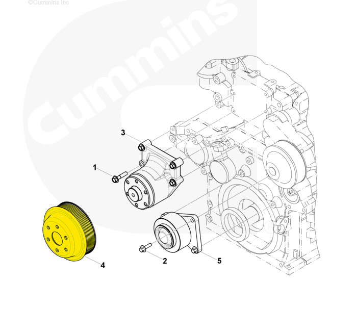 5301463 | Genuine Cummins Onan® Fan Pulley