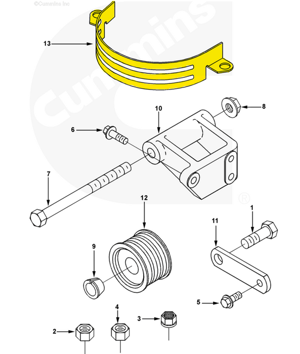 3930990 | Genuine Cummins® Fan Guard