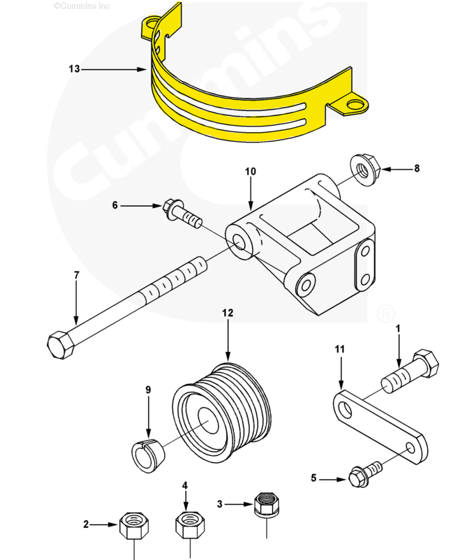 3930990 | Genuine Cummins® Fan Guard