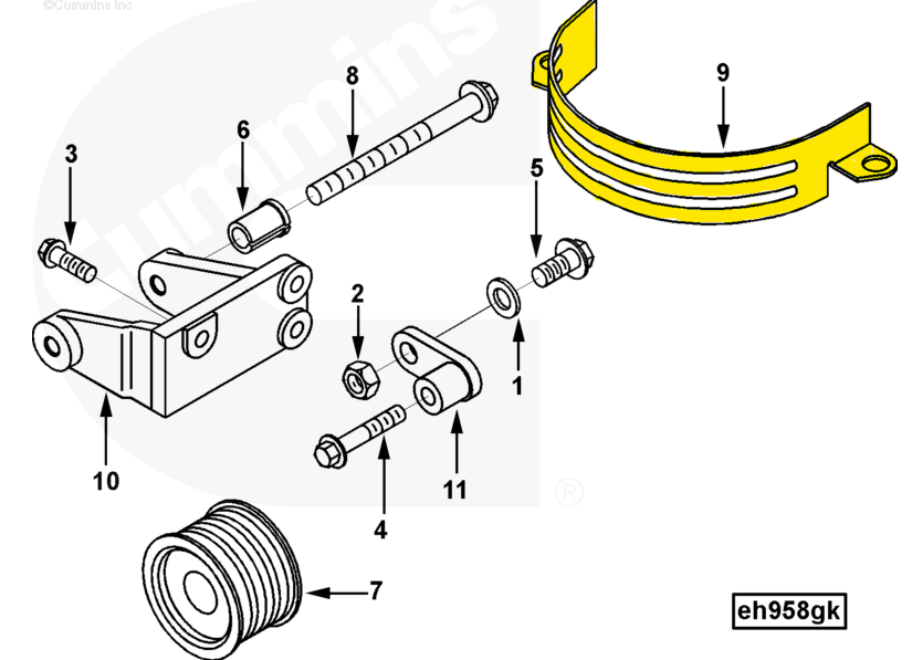 3934939 | Genuine Cummins® Fan Guard