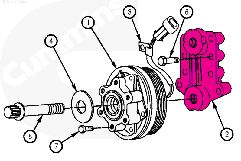 3922869 | Genuine Cummins® Fan Bracket