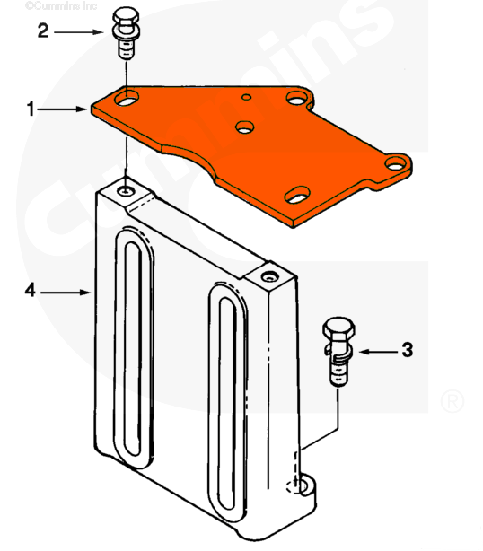 3050477 | Genuine Cummins® Fan Brace