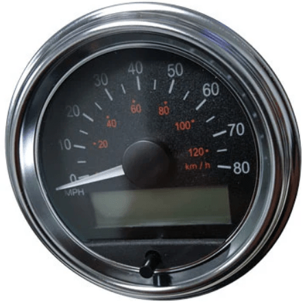 P3T01EPN0ATK | Genuine Paccar® Speedometer with Chrome Ring (Kenworth, Peterbilt)