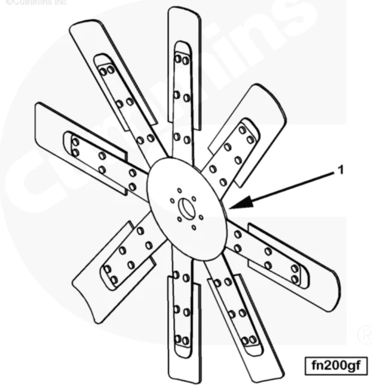 3811954 | Genuine Cummins® Engine Cooling Fan