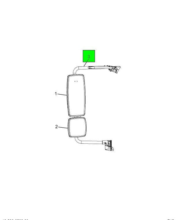 2514394C1 | Genuine International® Mirror Bracket Assembly - Manual, Heated