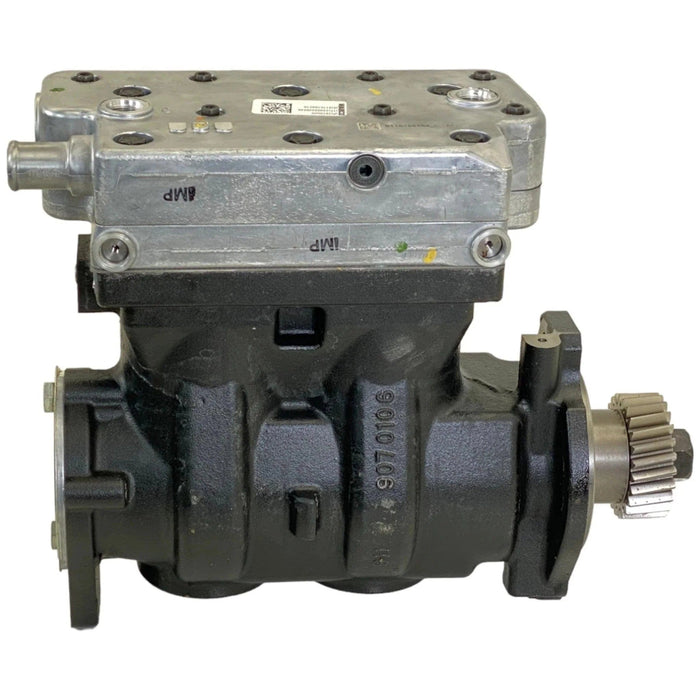 1650792041 | Genuine Cummins® Air Compressor Twin Cylinder ISX With Gear / QSX (636 cc) (Weight: 65 lbs)