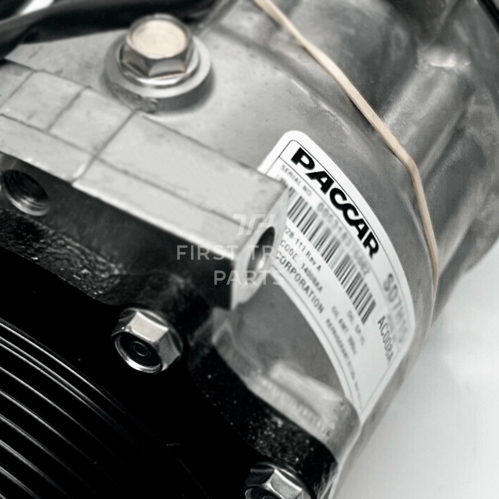P/N: F691028111 | Genuine Paccar® Sd7H15 A/C Compressor For T680, 567 P/N: F691028111 | Genuine Paccar® Sd7H15 A/C Compressor For T680, 567