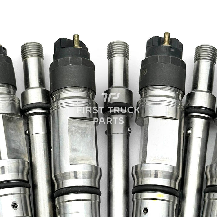 3005555C91 | Set of 6 Common Rail Injectors With Pipe Neck For MaxxForce 11