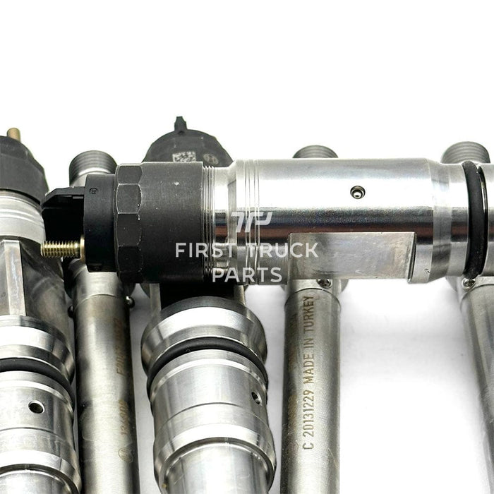 3005555C91 | Set of 6 Common Rail Injectors With Pipe Neck For MaxxForce 11