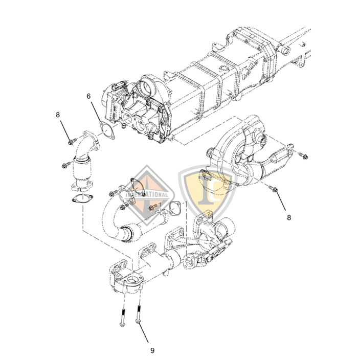 P/N: 2511089C92 | Genuine International® Cooler, Kit, EGR Module Assy