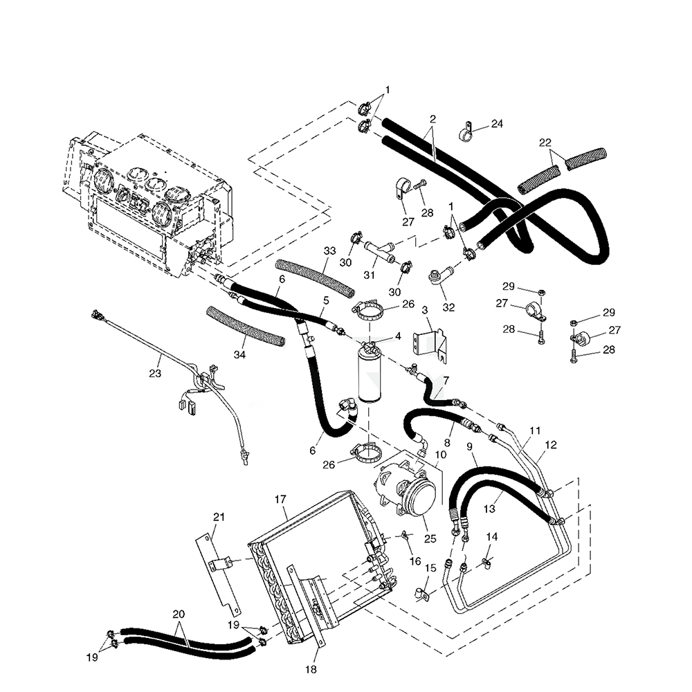 P/N TCB10822 Genuine John Deere® Heater Kit