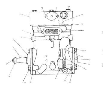 0R-2903 | Genuine Cat® Reciprocating Compressor Pump