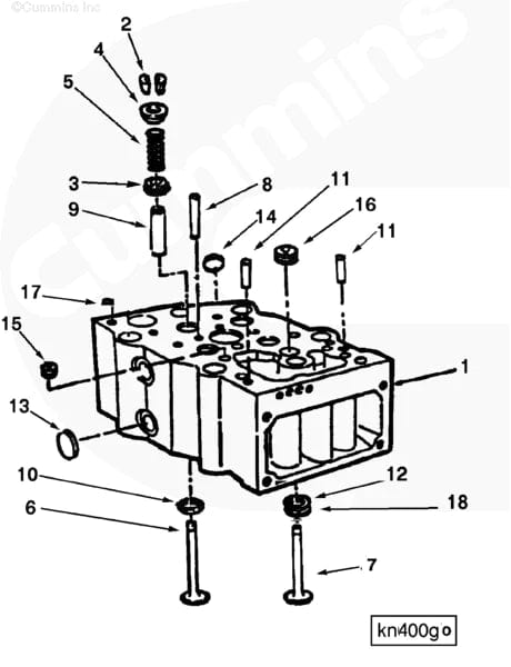 3235356 | Genuine Cummins® Cylinder Head