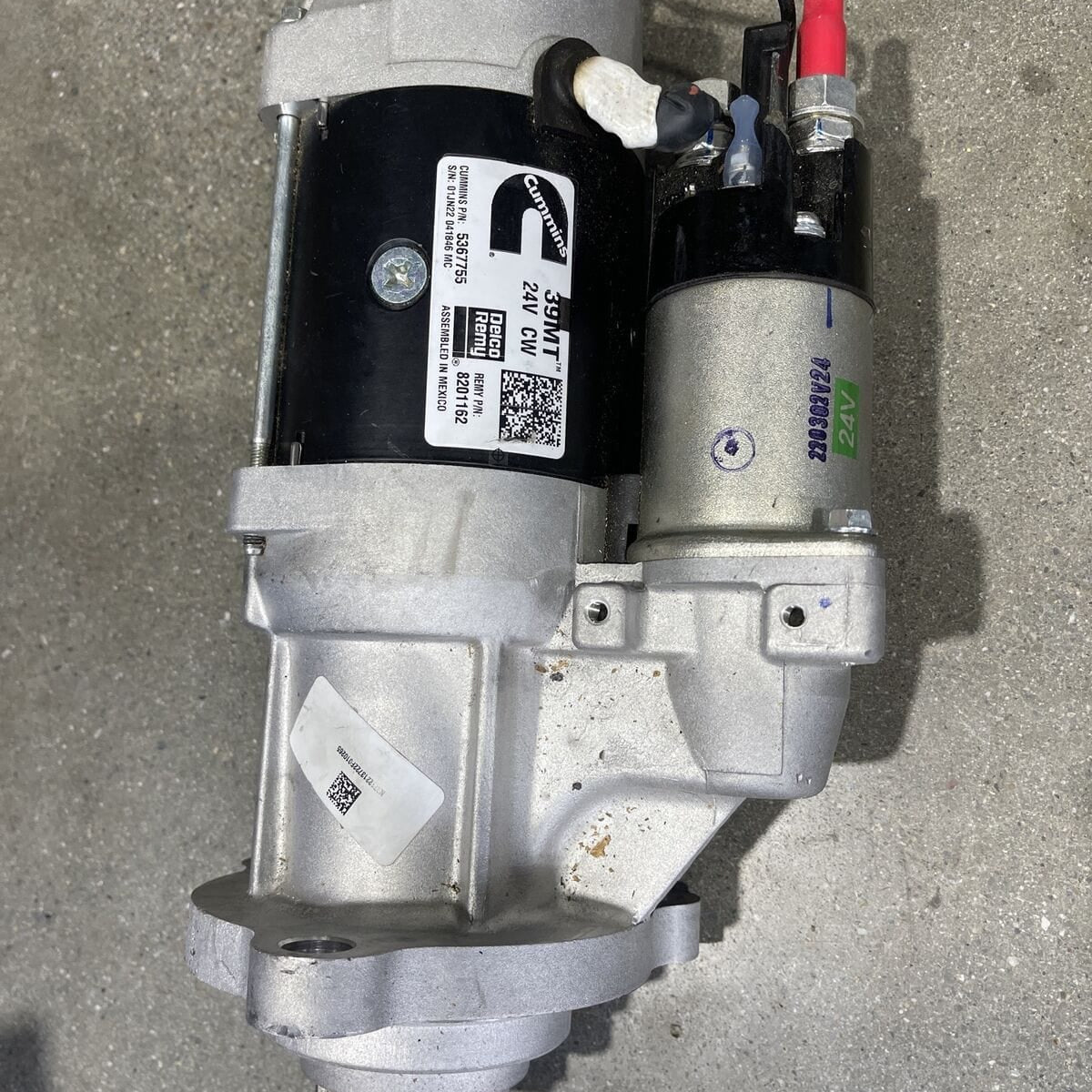 P/N: 3103916 | Genuine Cummins® New Starting Motor 39MT 24V