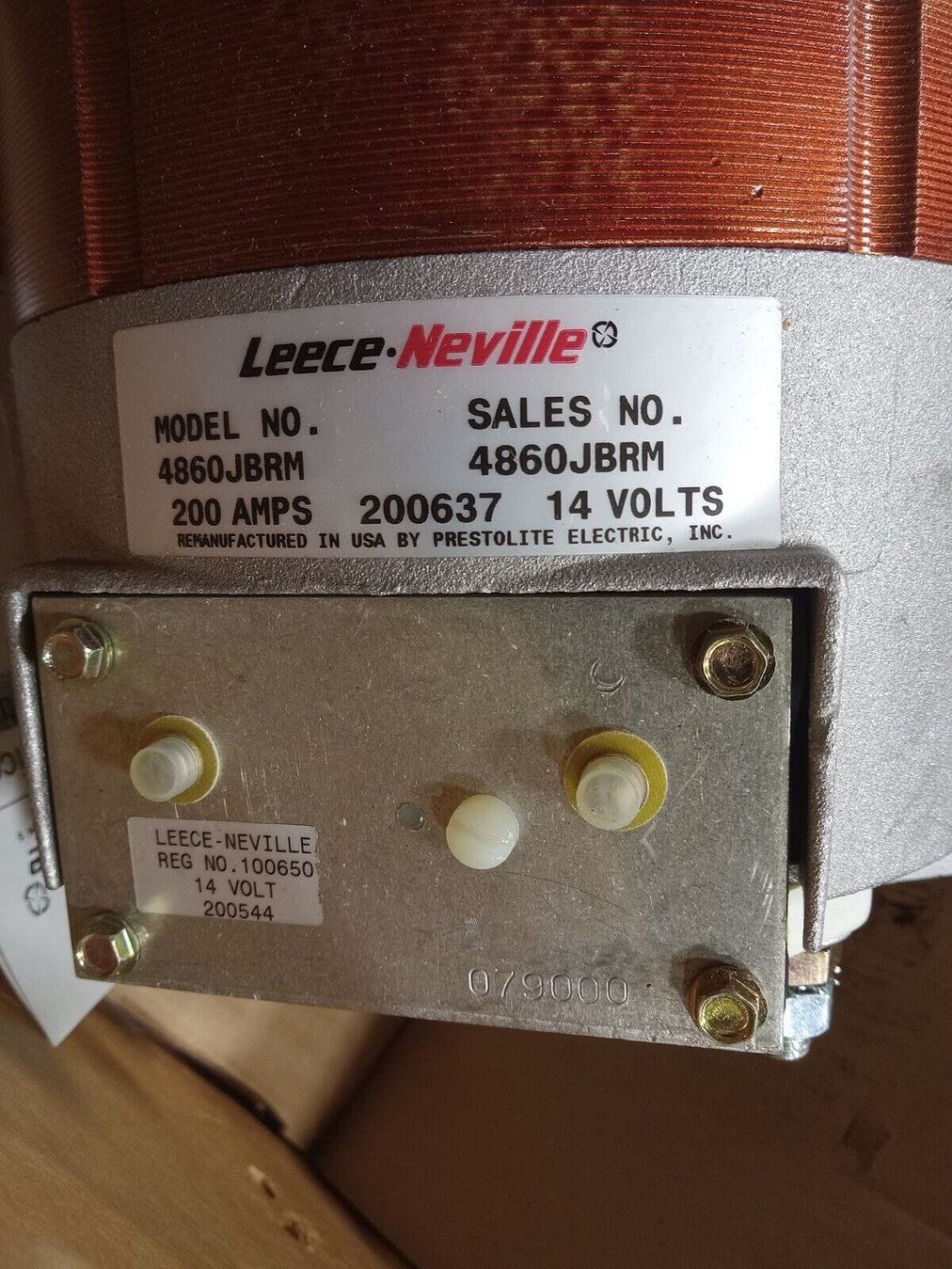 4860JBRM | Genuine Leece-Neville®  Alternator 200A 14V