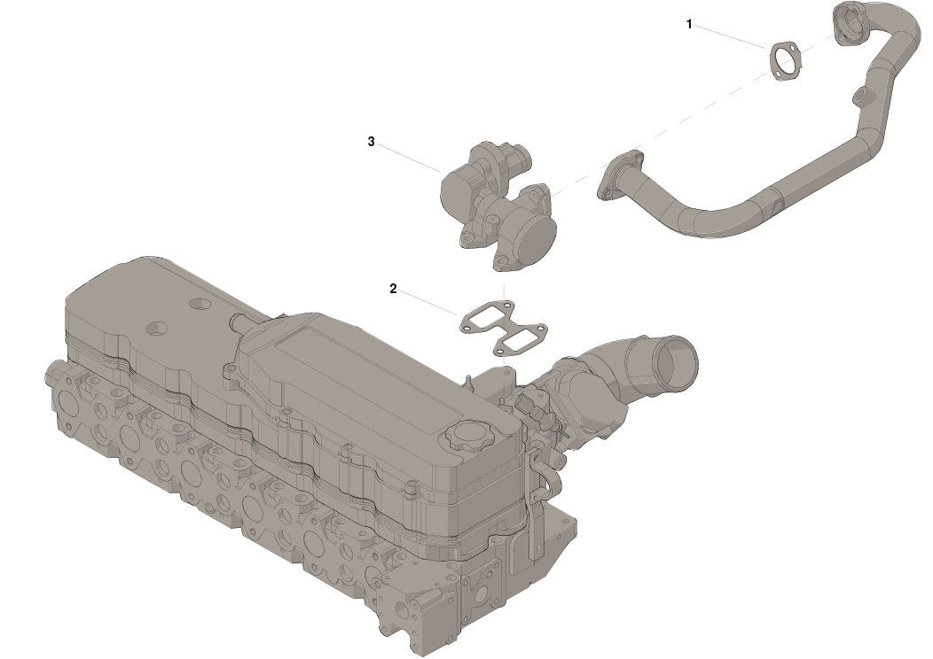 5587015RX Genuine Cummins® Exhaust Gas Recirculation Valve