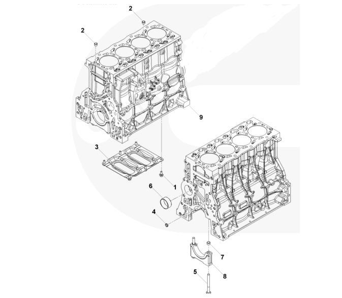 P/N: 5306413 | Genuine Cummins® Cylinder Block For ISF3.8
