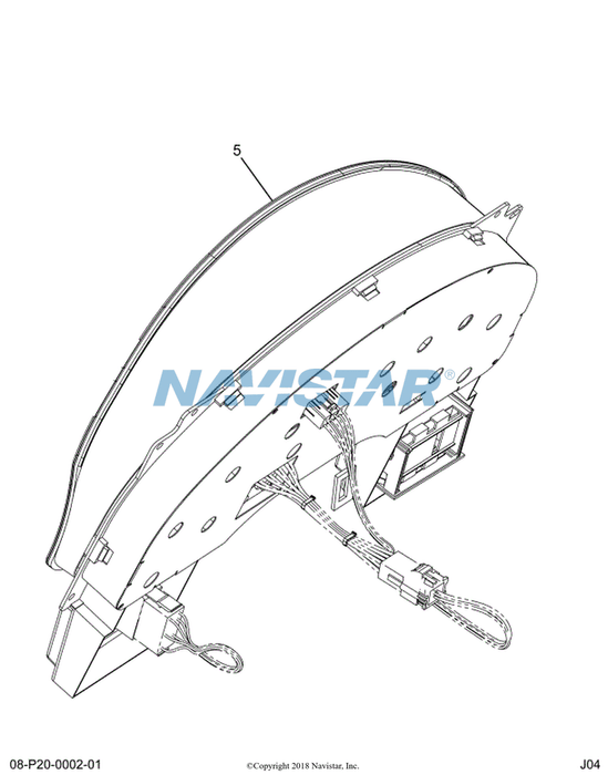 3554429C92 | Genuine International® Panel Instrument Housing