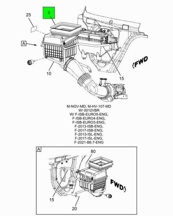 3721743C91 | Genuine International® Air Dry Cleaner (Assembly)