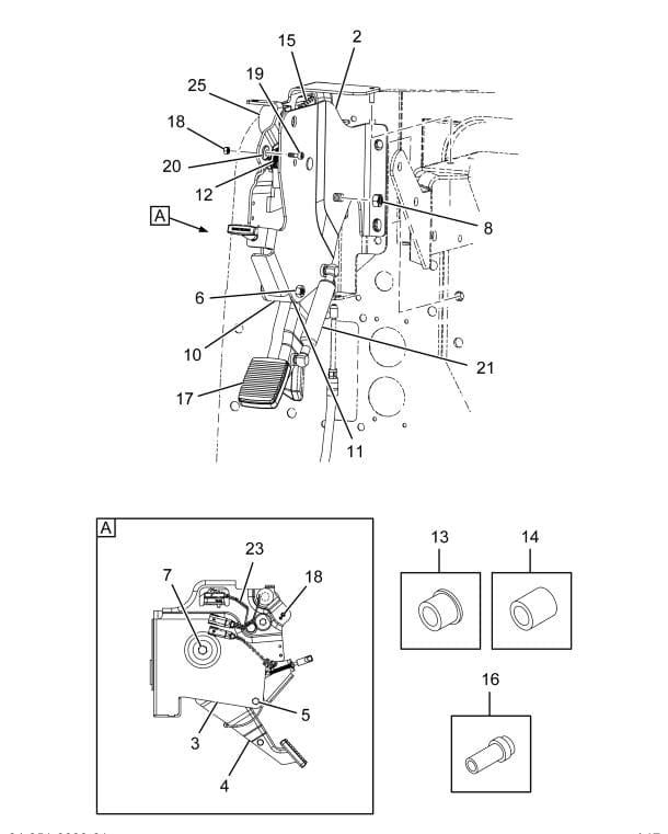 4051156C93 | Genuine International® Pedal, Brake Parking Brale Lever