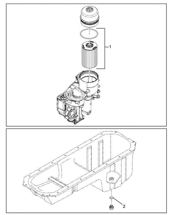 LF17549FLG | Genuine International® Oil Filter Kit