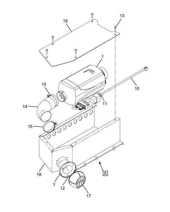 3957122C94 | Genuine International® (No Idle Heat) Housing Assembly